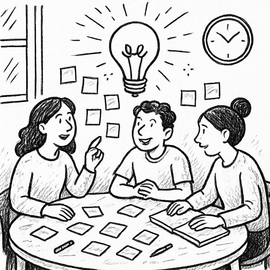 좋은 아이디어를 쏟아내기 위한 브레인스토밍 가이드